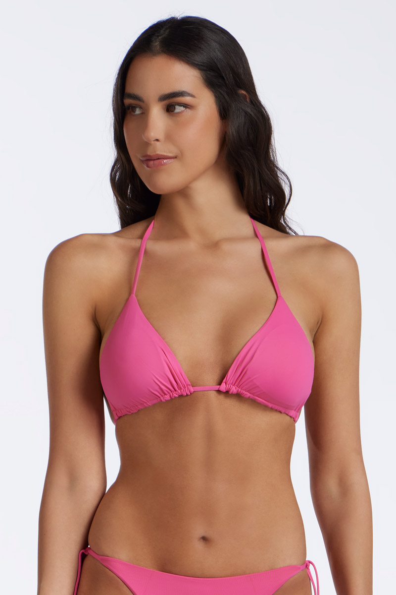 SOLID COLOUR TRIANGLE BRA