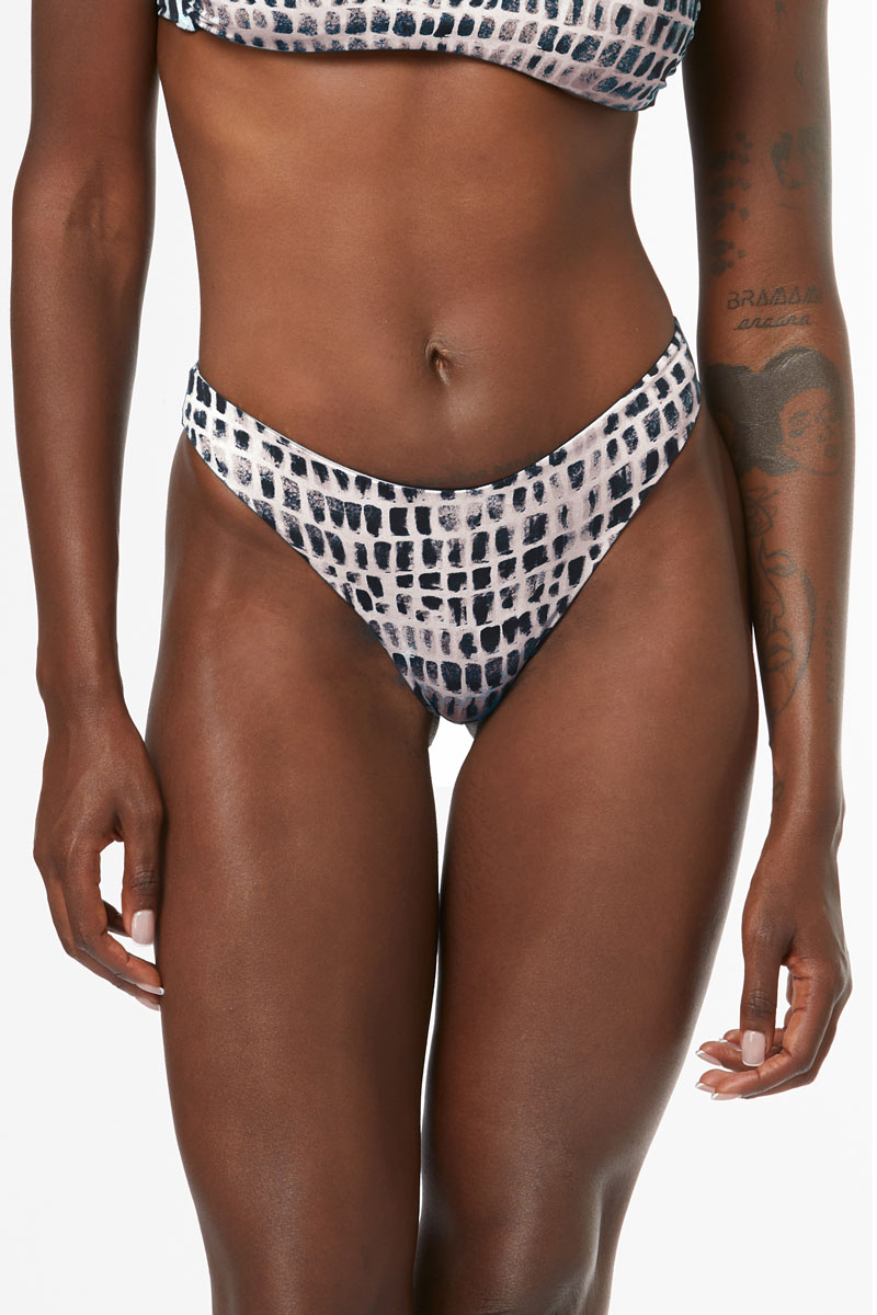 ANIMAL PRINT VSHAPE BIKINI BOTTOM